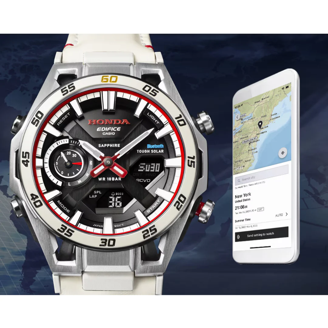 CASIO EDIFICE X HONDA SPECIAL EDITION ECB-2300HR-1ADR SOSPENSIONE MEN WATCH - Image 10