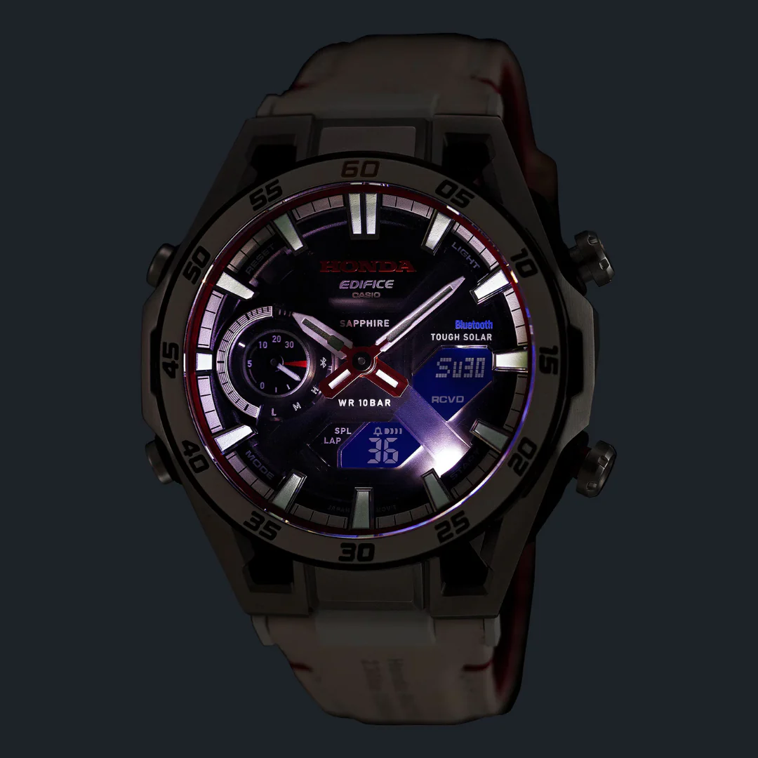 CASIO EDIFICE X HONDA SPECIAL EDITION ECB-2300HR-1ADR SOSPENSIONE MEN WATCH - Image 11