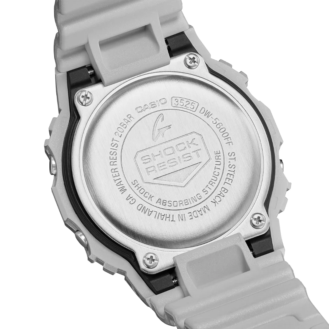 CASIO G-SHOCK DW-5600FF-8DR DIGITAL METALLIC SILVER WATCH - Image 4