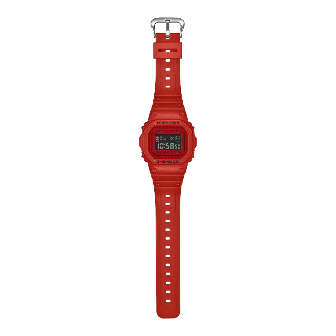 CASIO G-SHOCK DW-5600RRB-4DR STANDARD DIGITAL RED WATCH - Image 5
