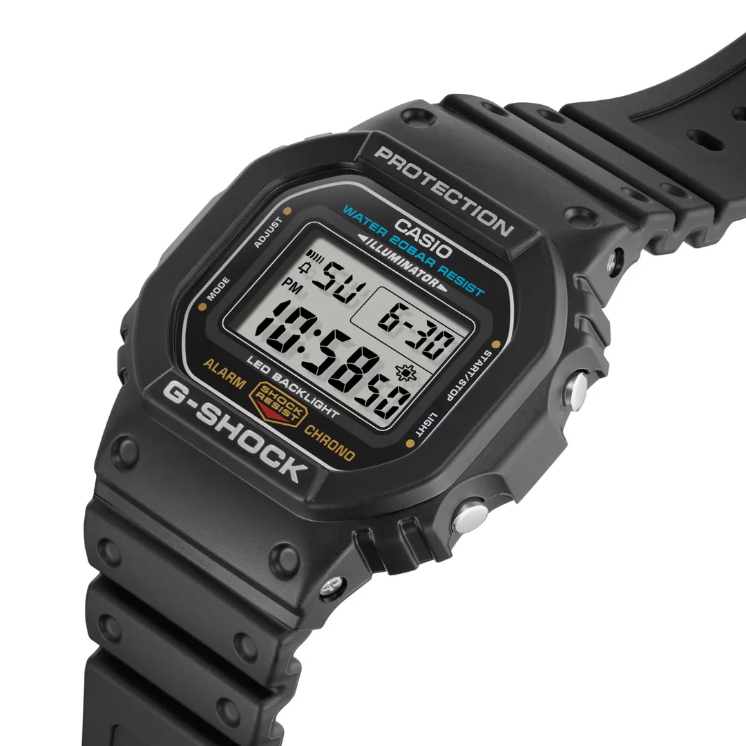CASIO G-SHOCK DW-5600UE-1DR DIGITAL BLACK MEN WATCH - Image 4