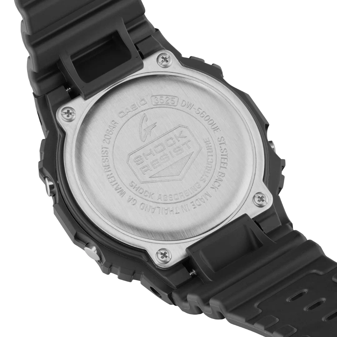 CASIO G-SHOCK DW-5600UE-1DR DIGITAL BLACK MEN WATCH - Image 7