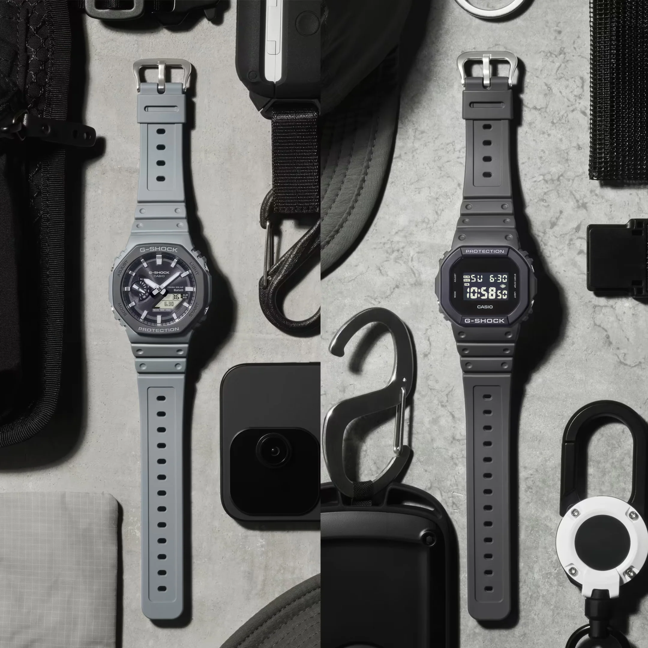 CASIO G-SHOCK DW-5610UU-8DR URBAN UTILITY DIGITAL GREY WATCH - Image 5