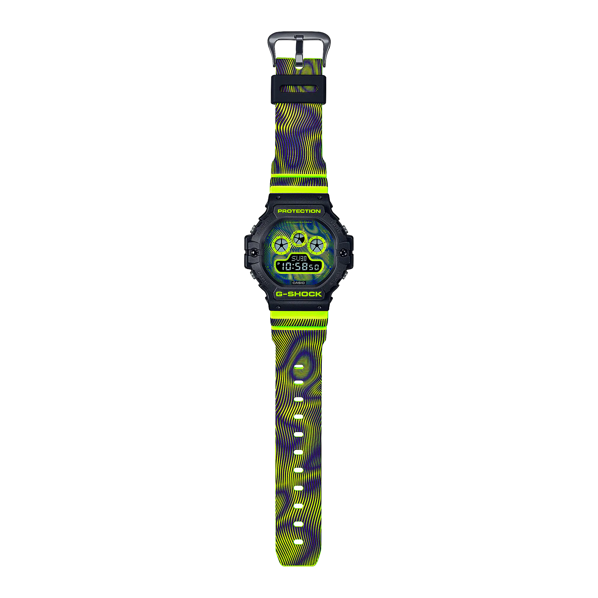 CASIO G-SHOCK DW-5900TD-9DR SPECIAL COLOUR MODELS YELLOW WATCH - Image 3
