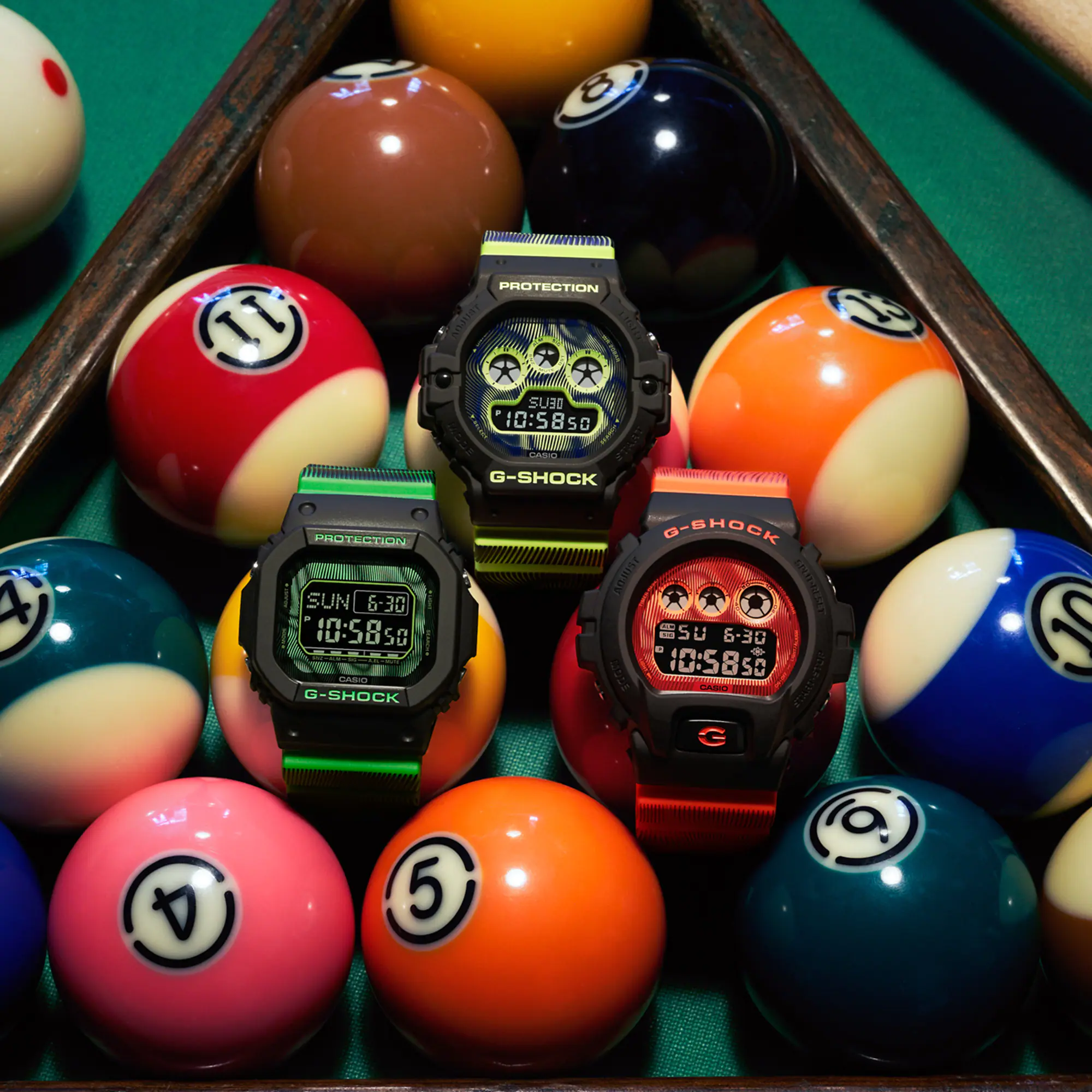 CASIO G-SHOCK DW-5900TD-9DR SPECIAL COLOUR MODELS YELLOW WATCH - Image 4