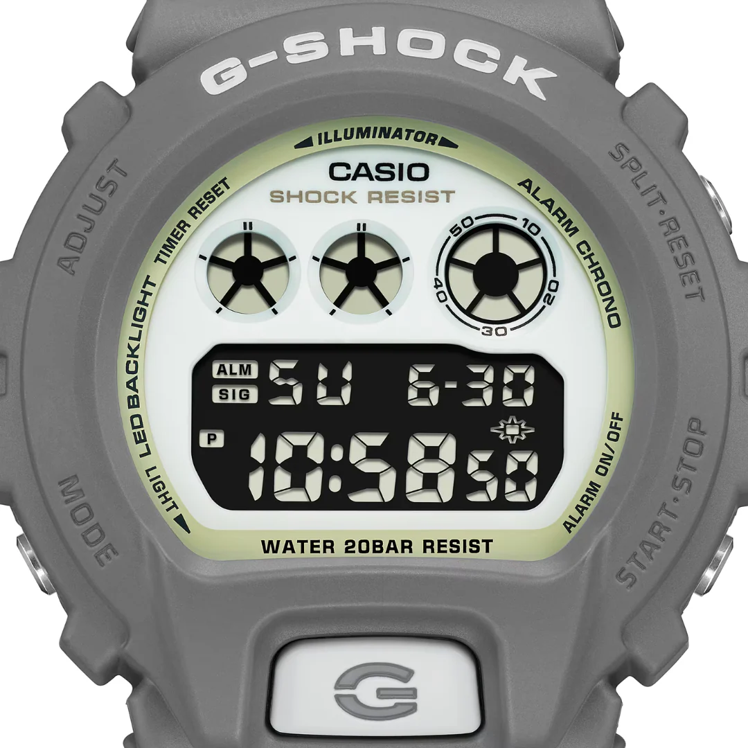 CASIO G-SHOCK DW-6900HD-8DR DIGITAL GREY MEN WATCH - Image 3