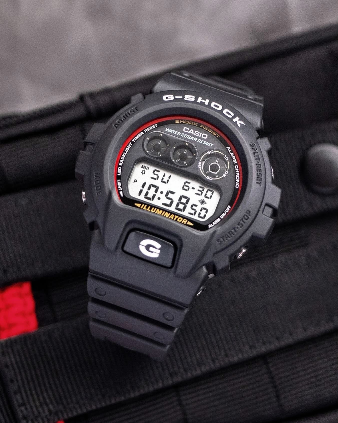 CASIO G-SHOCK DW-6900RL-1DR STANDARD DIGITAL BLACK WATCH - Image 12