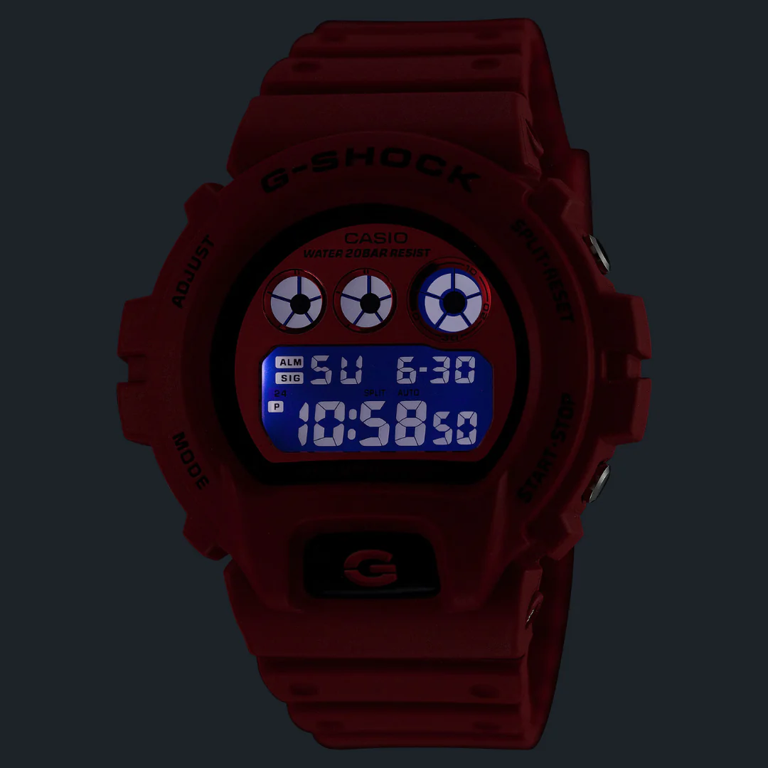 CASIO G-SHOCK DW-6900RRB-4DR DIGITAL RED WATCH - Image 5