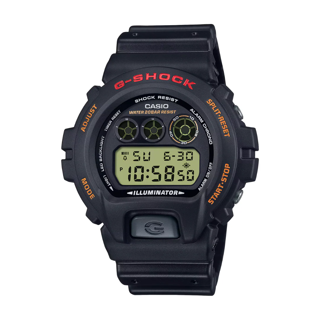 CASIO G-SHOCK DW-6900UB-9DR DIGITAL BLACK MEN WATCH