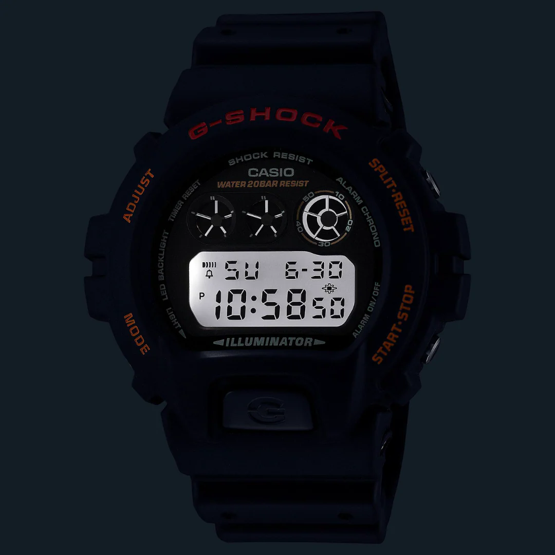 CASIO G-SHOCK DW-6900UB-9DR DIGITAL BLACK MEN WATCH - Image 2