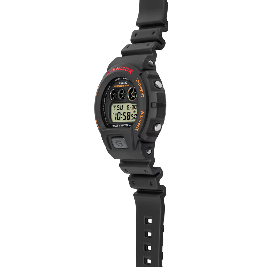CASIO G-SHOCK DW-6900UB-9DR DIGITAL BLACK MEN WATCH - Image 5