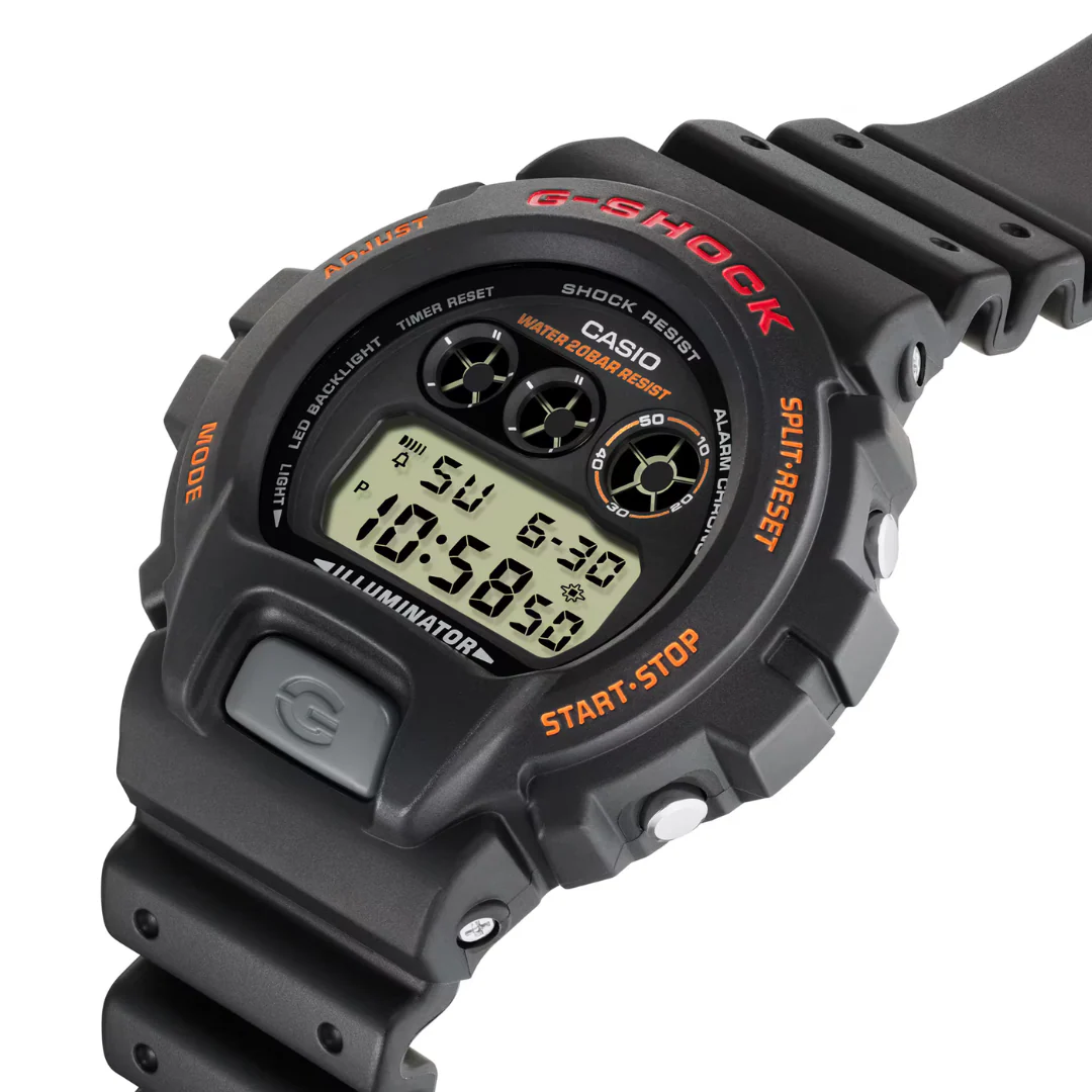 CASIO G-SHOCK DW-6900UB-9DR DIGITAL BLACK MEN WATCH - Image 6