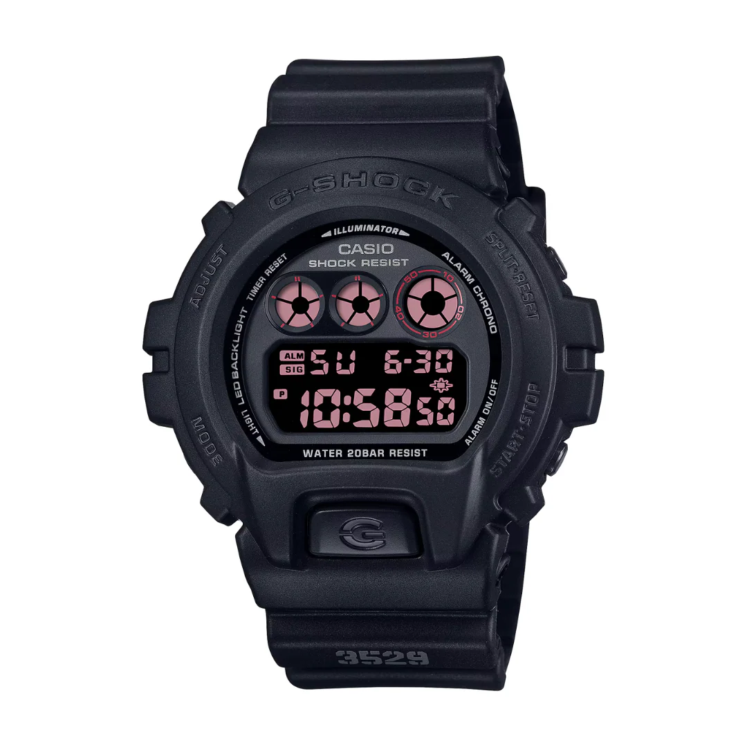CASIO G-SHOCK DW-6900UMS-1DR DIGITAL BLACK MEN WATCH