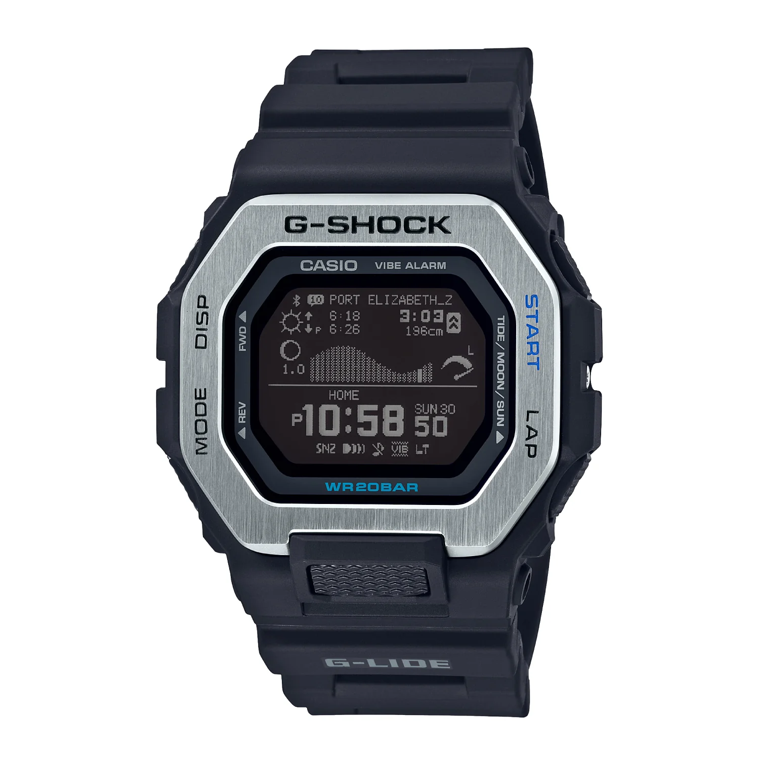 CASIO G-SHOCK G-LIDE GBX-100-1DR DIGITAL BLACK WATCH