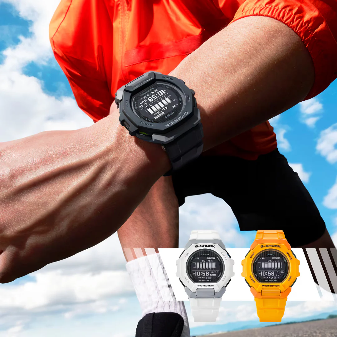 CASIO G-SHOCK G-SQUAD SPORTS GBD-300-1DR DIGITAL BLACK WATCH - Image 11