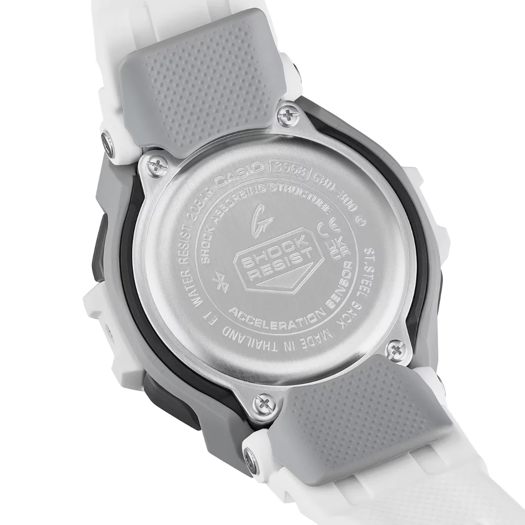CASIO G-SHOCK G-SQUAD SPORTS GBD-300-7DR DIGITAL WHITE WATCH - Image 7