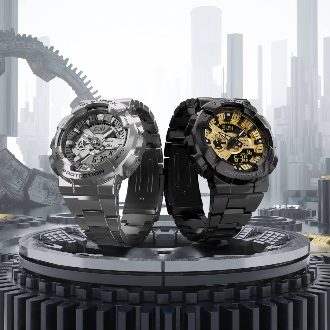 CASIO G-SHOCK G-STEEL GM-110D-8ADR ANALOG-DIGITAL SILVER MEN WATCH - Image 2