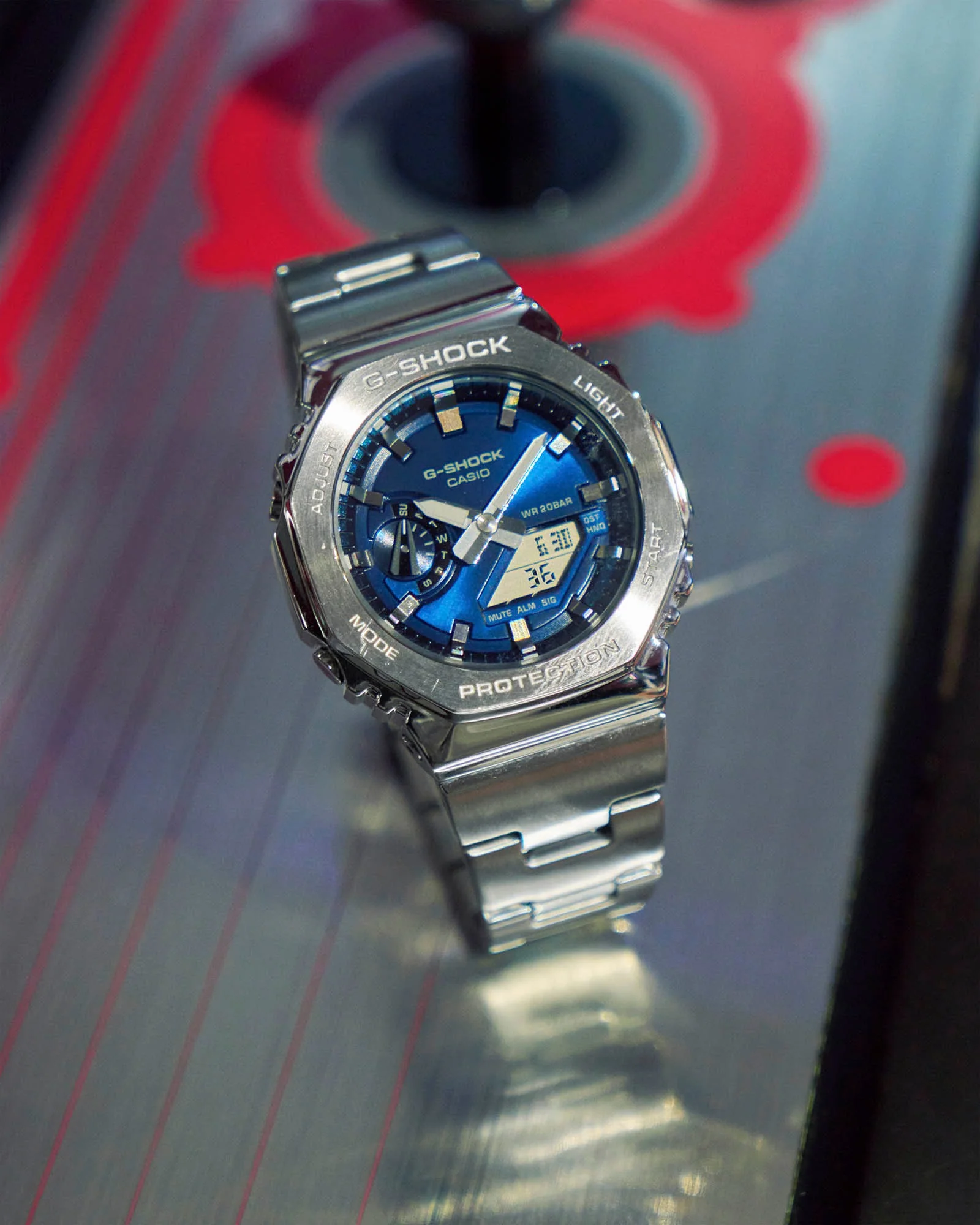 CASIO G-SHOCK G-STEEL GM-2110D-2BDR ANALOG-DIGITAL MEN WATCH - Image 10
