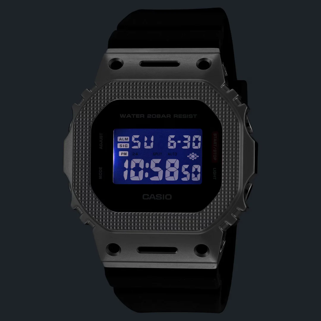 CASIO G-SHOCK G-STEEL GM-5600BM-1DR DIGITAL BLACK WATCH - Image 5