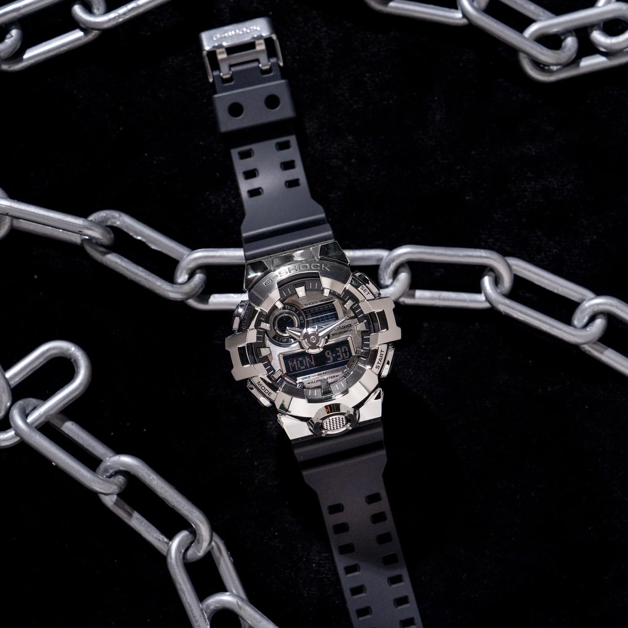 CASIO G-SHOCK G-STEEL GM-700-1ADR 700 SERIES ANALOG-DIGITAL MEN WATCH - Image 3