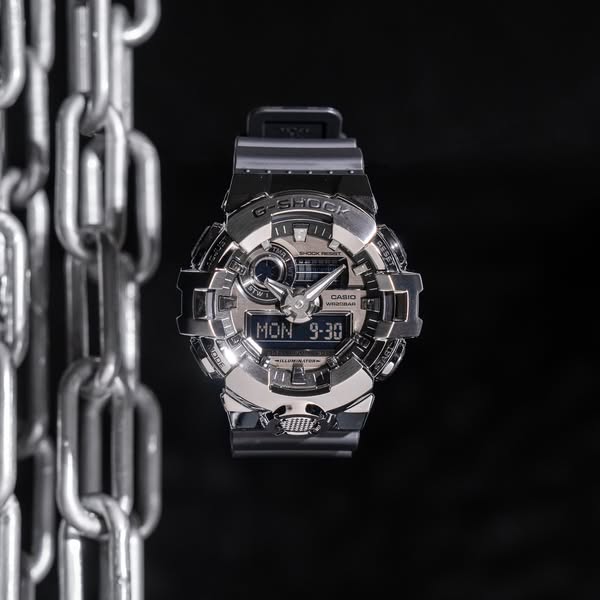 CASIO G-SHOCK G-STEEL GM-700-1ADR 700 SERIES ANALOG-DIGITAL MEN WATCH - Image 4