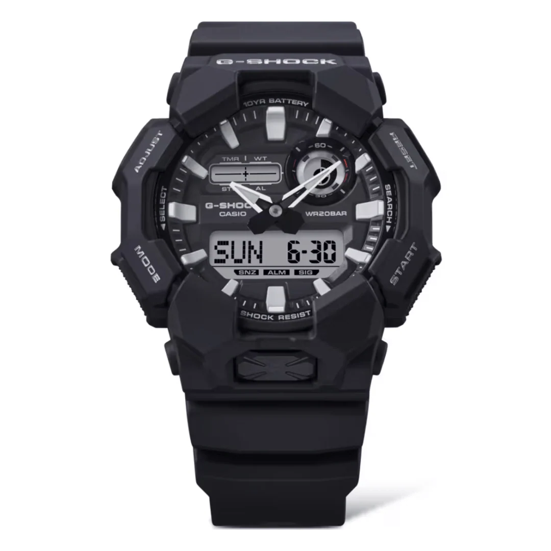 CASIO G-SHOCK GA-010-1ADR STANDARD ANALOG-DIGITAL BLACK WATCH - Image 3