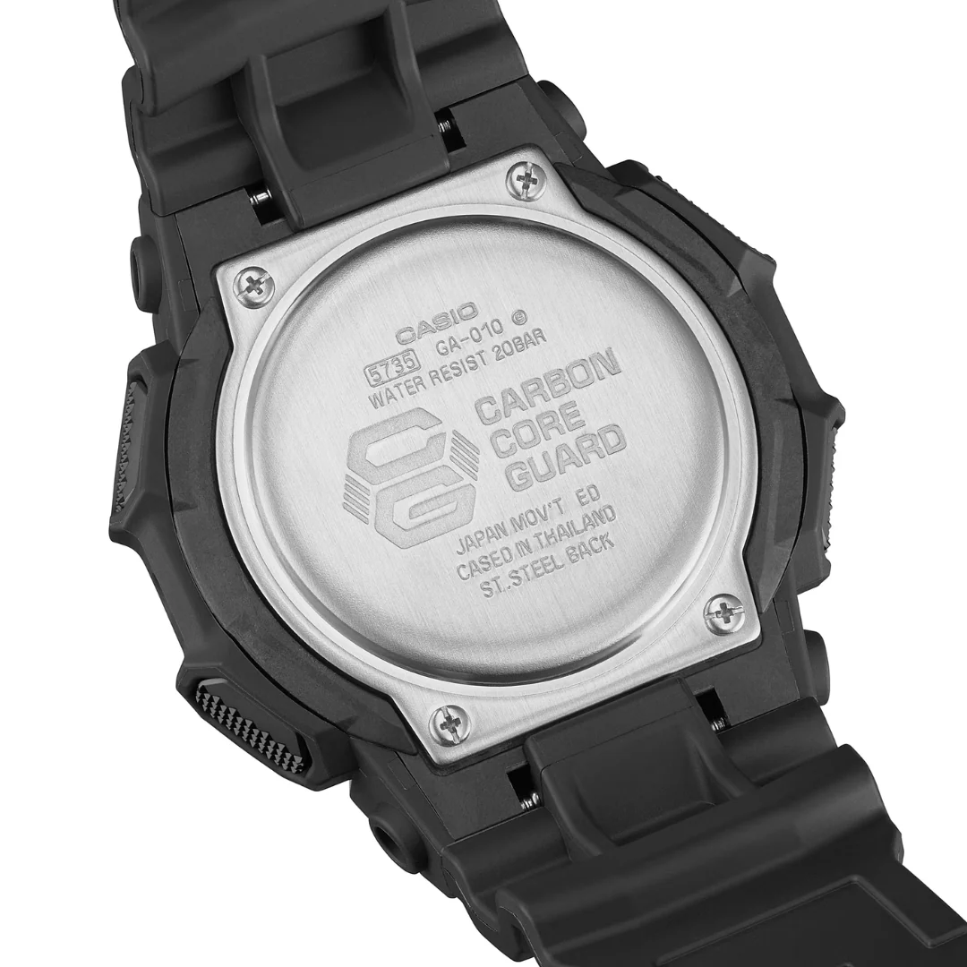 CASIO G-SHOCK GA-010-1ADR STANDARD ANALOG-DIGITAL BLACK WATCH - Image 4