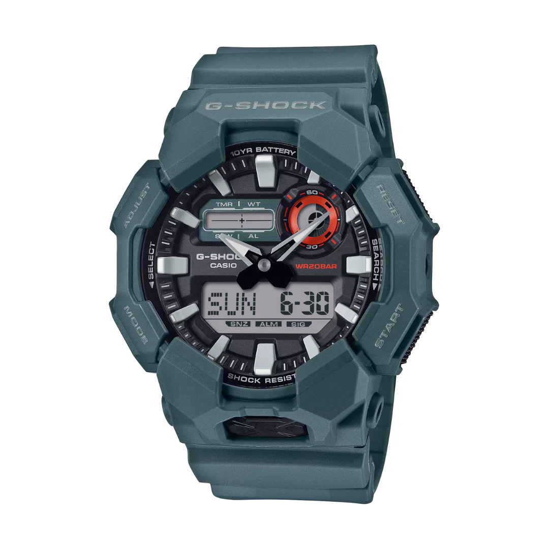 CASIO G-SHOCK GA-010-2ADR STANDARD ANALOG-DIGITAL GREEN WATCH