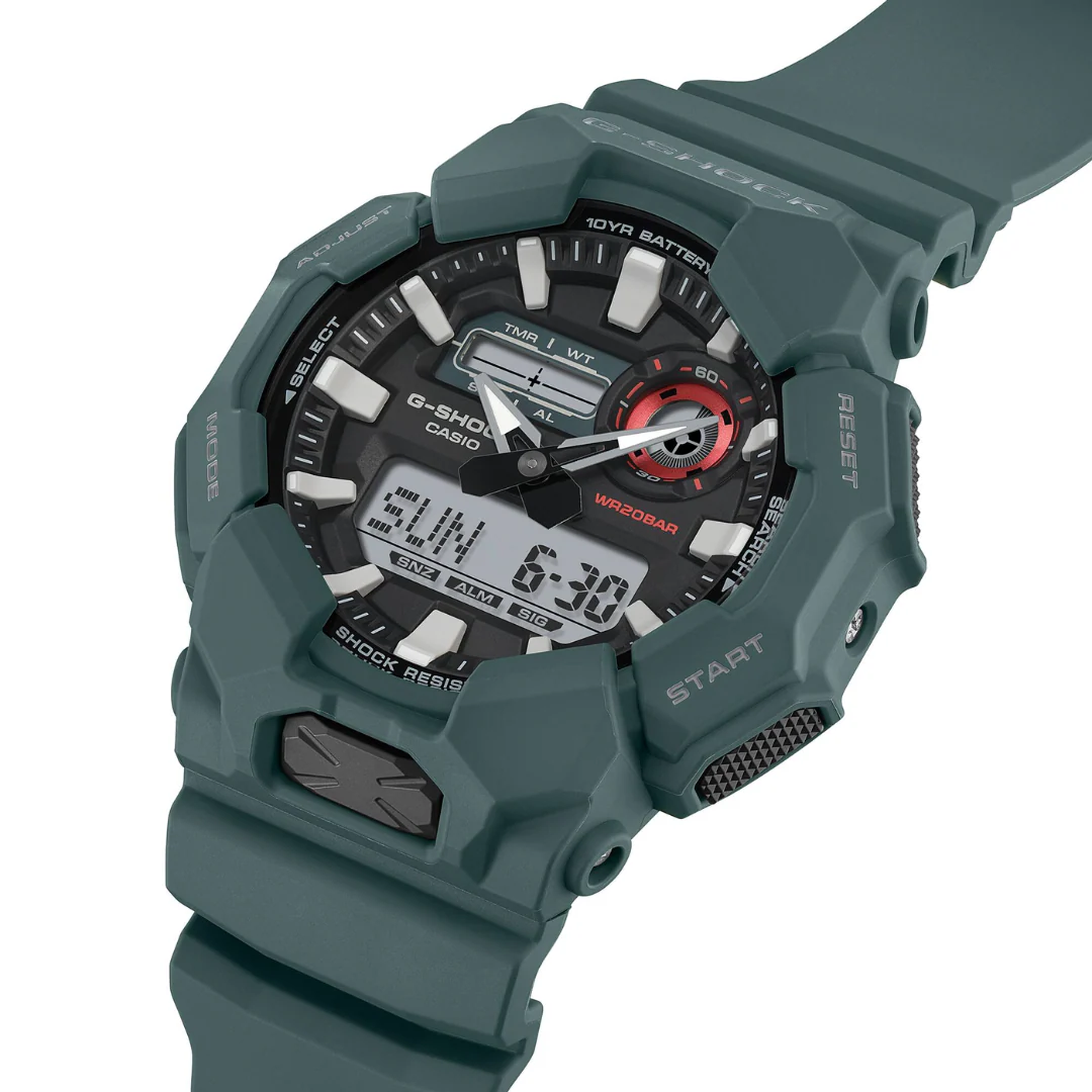 CASIO G-SHOCK GA-010-2ADR STANDARD ANALOG-DIGITAL GREEN WATCH - Image 2