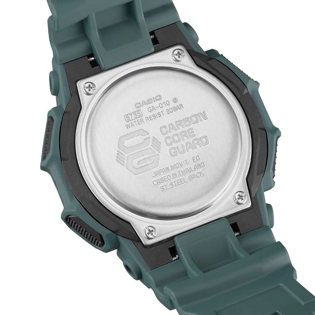 CASIO G-SHOCK GA-010-2ADR STANDARD ANALOG-DIGITAL GREEN WATCH - Image 4
