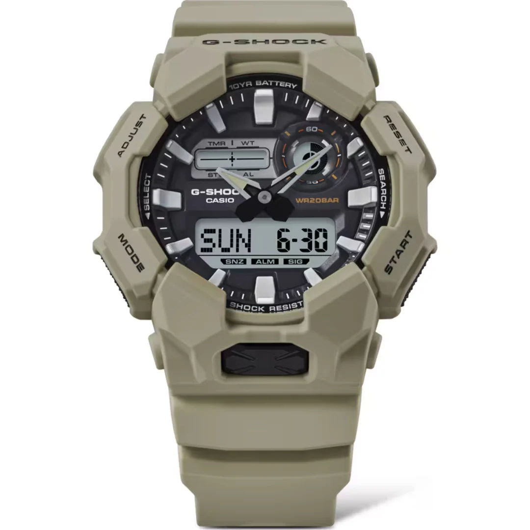 CASIO G-SHOCK GA-010-5ADR STANDARD ANALOG-DIGITAL BROWN WATCH - Image 3