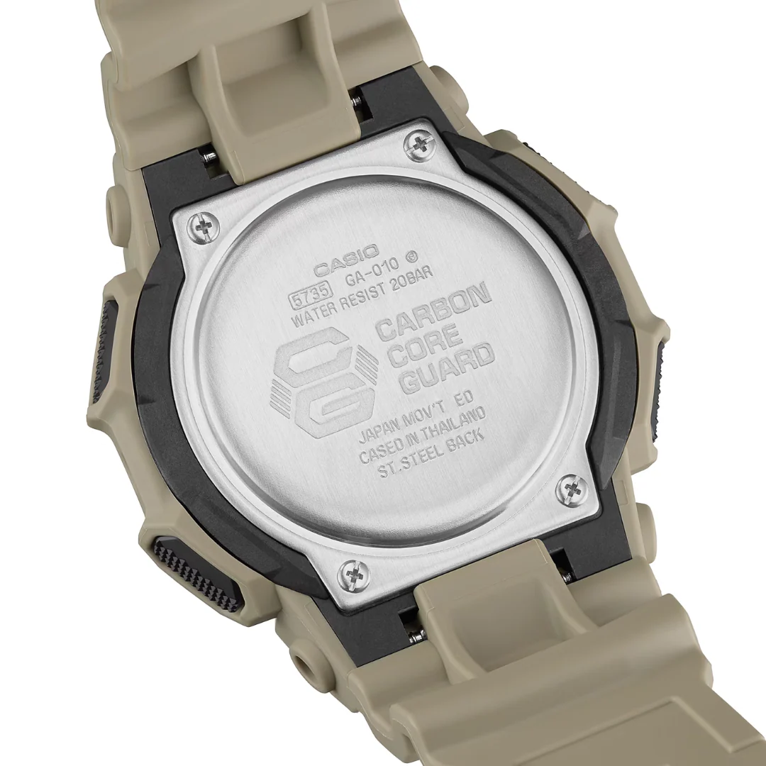 CASIO G-SHOCK GA-010-5ADR STANDARD ANALOG-DIGITAL BROWN WATCH - Image 4