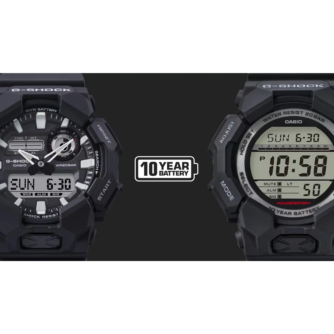 CASIO G-SHOCK GA-010-5ADR STANDARD ANALOG-DIGITAL BROWN WATCH - Image 8