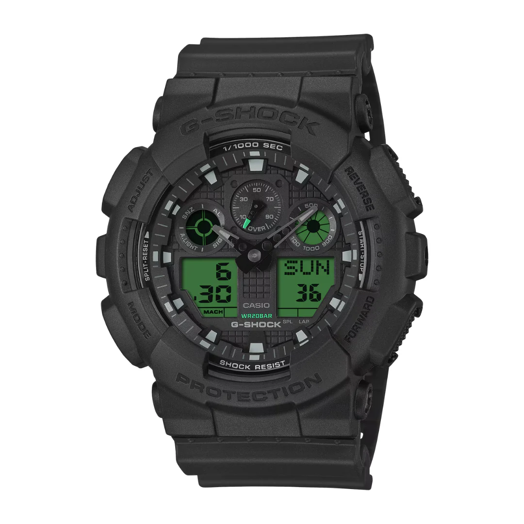 CASIO G-SHOCK GA-100BEG-1ADR STANDARD ANALOG-DIGITAL MEN WATCH