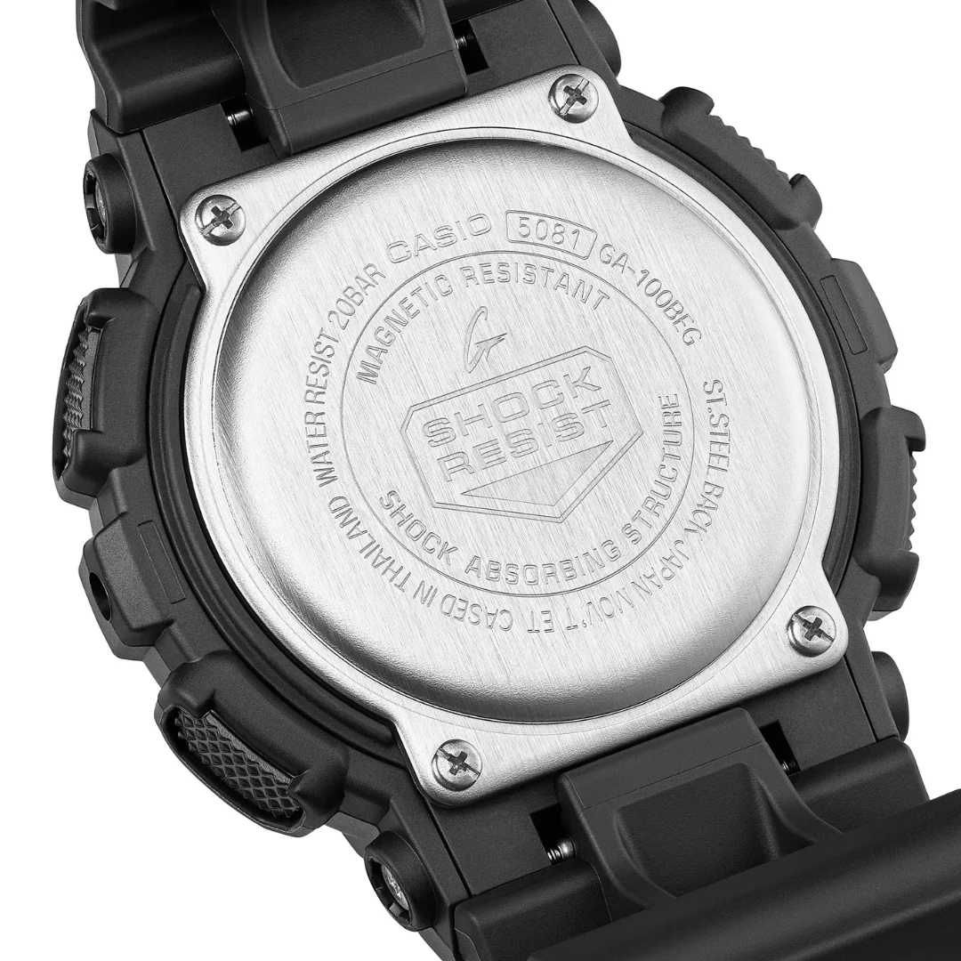 CASIO G-SHOCK GA-100BEG-1ADR STANDARD ANALOG-DIGITAL MEN WATCH - Image 4