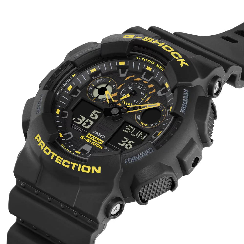 CASIO G-SHOCK GA-100CY-1ADR CAUTION YELLOW BLACK MEN WATCH - Image 6