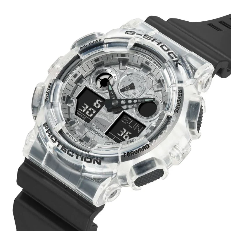 CASIO G-SHOCK GA-100SKC-1ADR SPECIAL COLOUR MODELS BLACK WATCH - Image 7