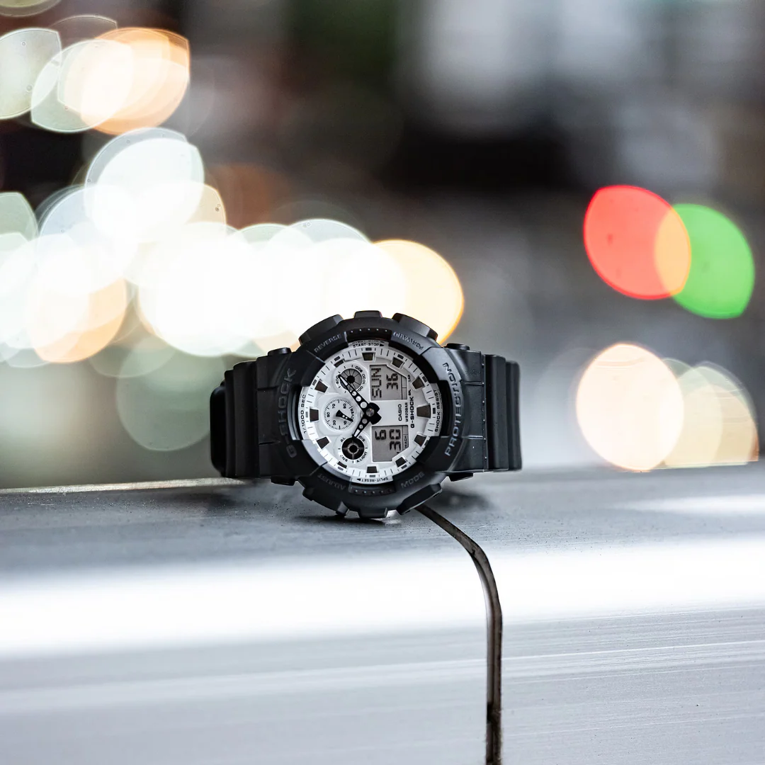 CASIO G-SHOCK GA-100WD-1ADR STANDARD ANALOG-DIGITAL BLACK WATCH - Image 3
