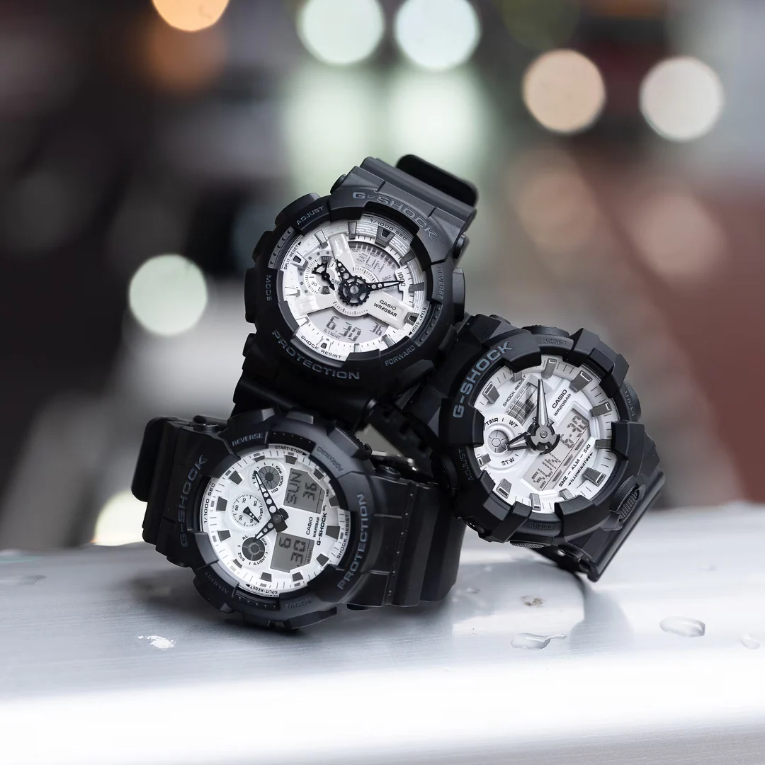 CASIO G-SHOCK GA-100WD-1ADR STANDARD ANALOG-DIGITAL BLACK WATCH - Image 4