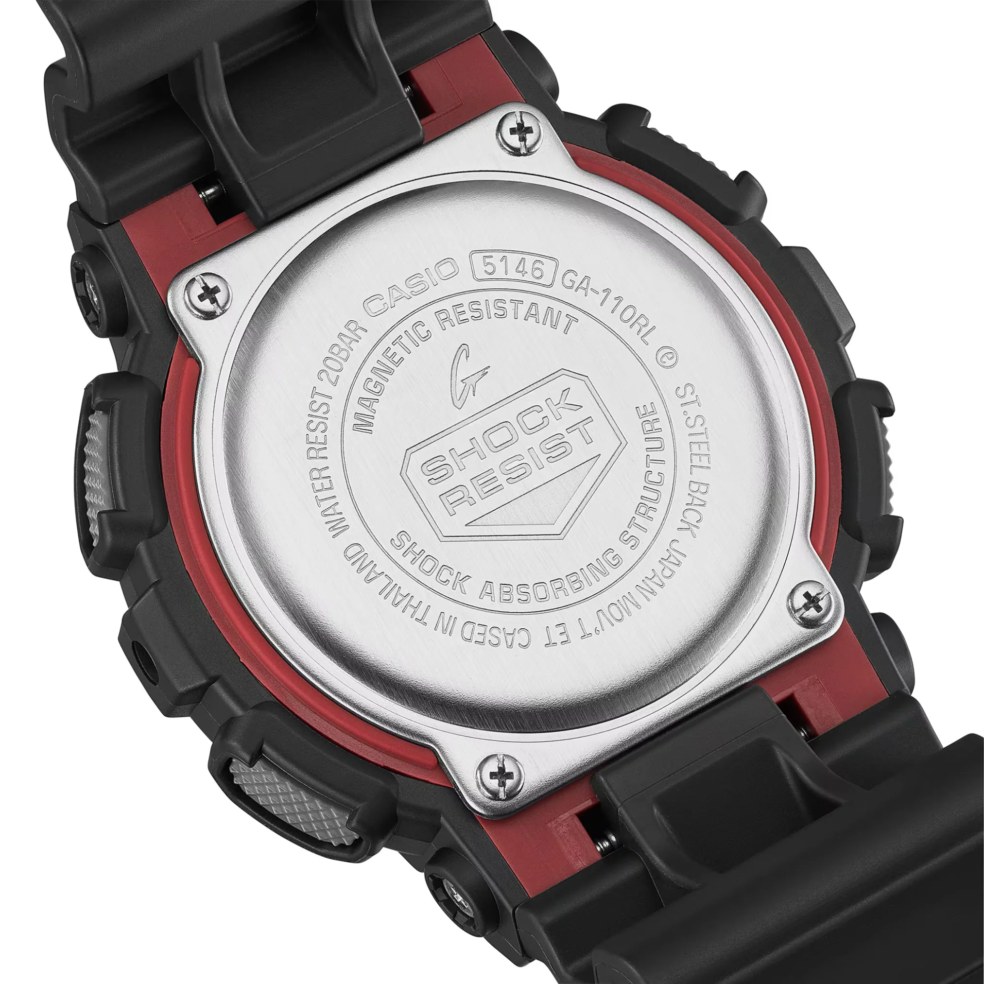 CASIO G-SHOCK GA-110RL-1ADR STANDARD ANALOG-DIGITAL BLACK WATCH - Image 4