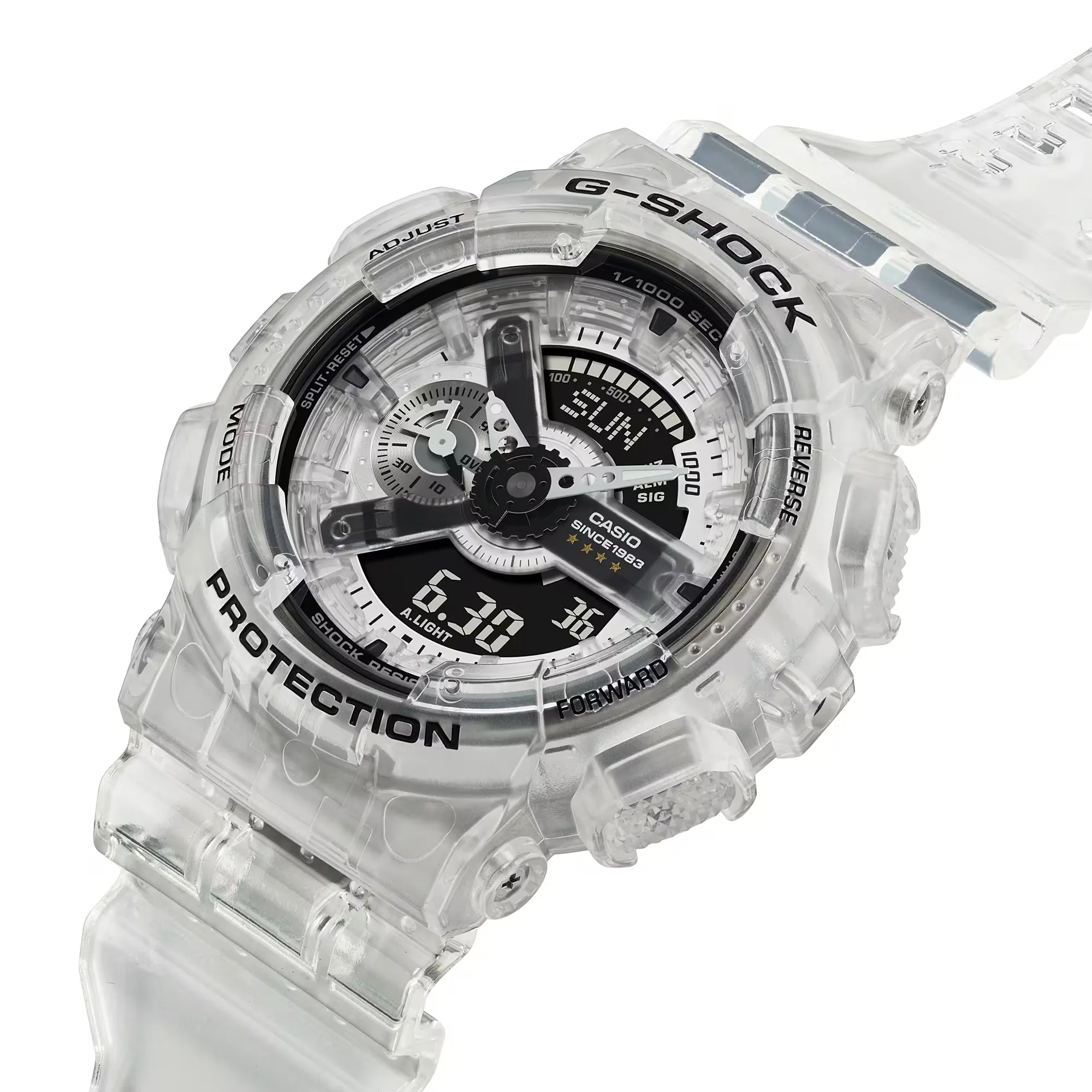 CASIO G-SHOCK GA-114RX-7ADR 40TH ANNIVERSARY CLEAR REMIX ANALOG-DIGITAL TRANSPARENT WATCH - Image 2