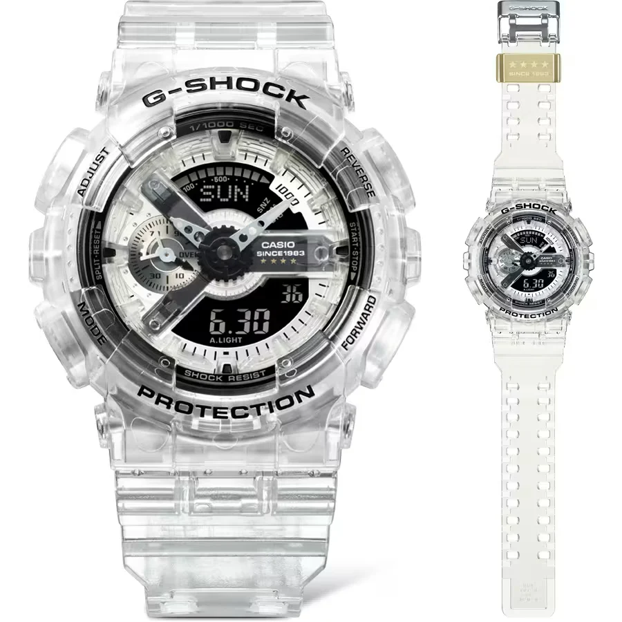 CASIO G-SHOCK GA-114RX-7ADR 40TH ANNIVERSARY CLEAR REMIX ANALOG-DIGITAL TRANSPARENT WATCH - Image 5