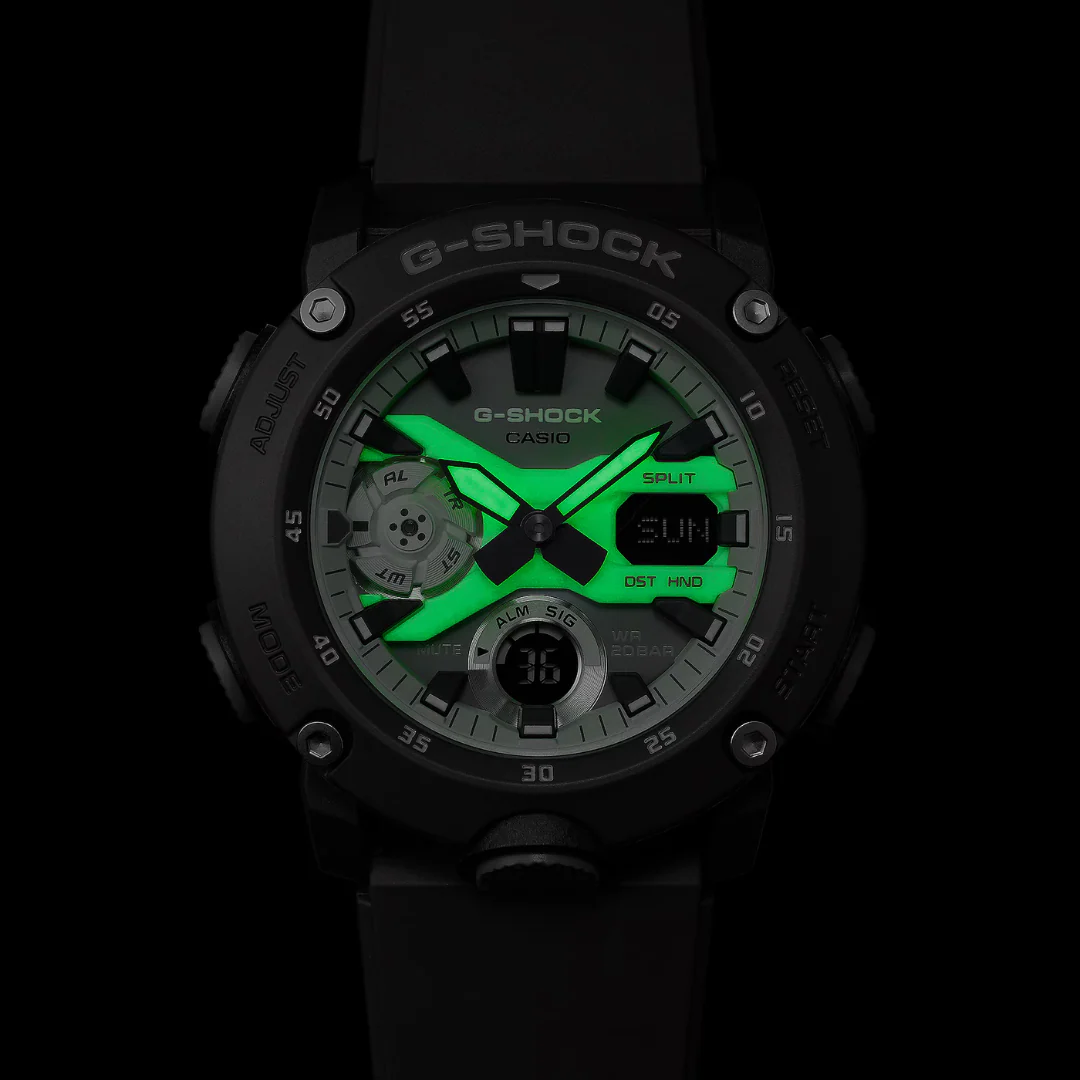 CASIO G-SHOCK GA-2000HD-8ADR ANALOG-DIGITAL GREY MEN WATCH - Image 3