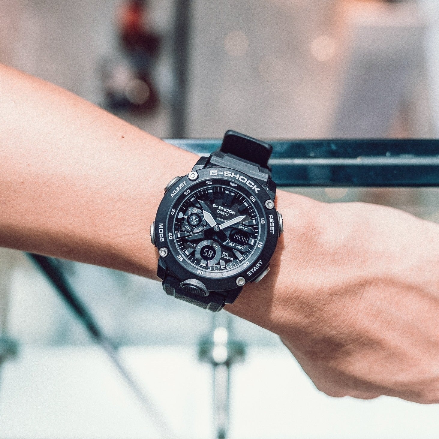 CASIO G-SHOCK GA-2000S-1ADR STANDARD ANALOG-DIGITAL BLACK WATCH - Image 3