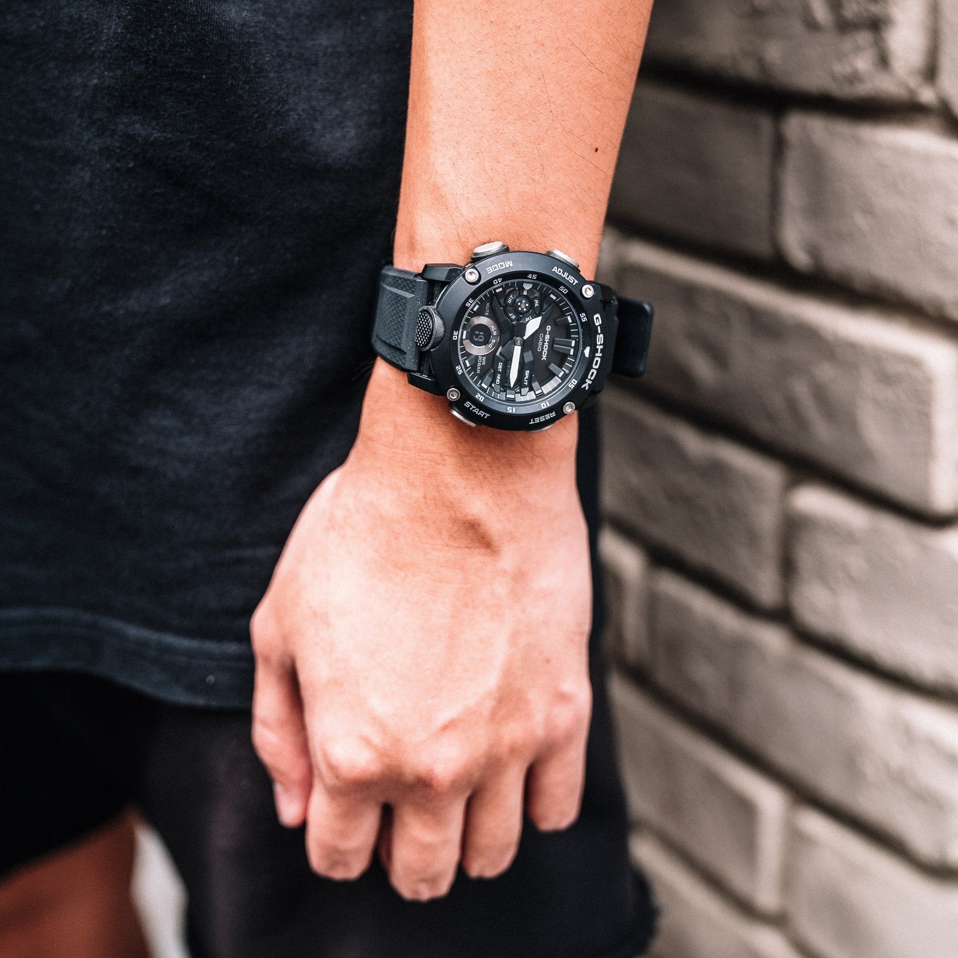 CASIO G-SHOCK GA-2000S-1ADR STANDARD ANALOG-DIGITAL BLACK WATCH - Image 4