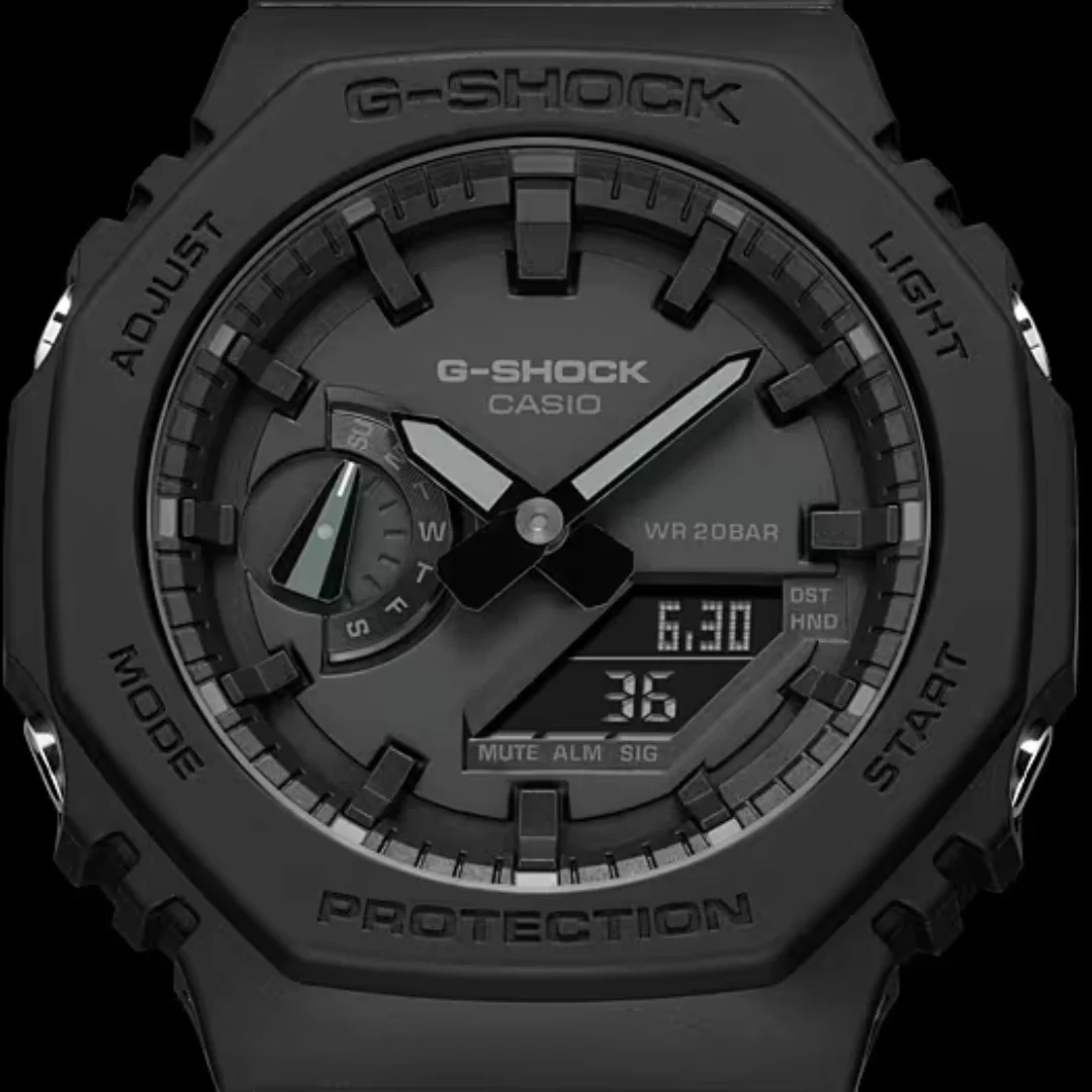 CASIO G-SHOCK GA-2100-1A1DR STANDARD ANALOG-DIGITAL BLACK WATCH - Image 4