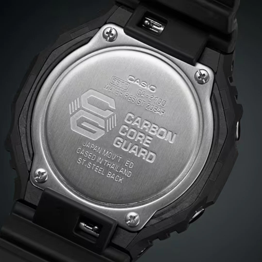 CASIO G-SHOCK GA-2100-1A1DR STANDARD ANALOG-DIGITAL BLACK WATCH - Image 7