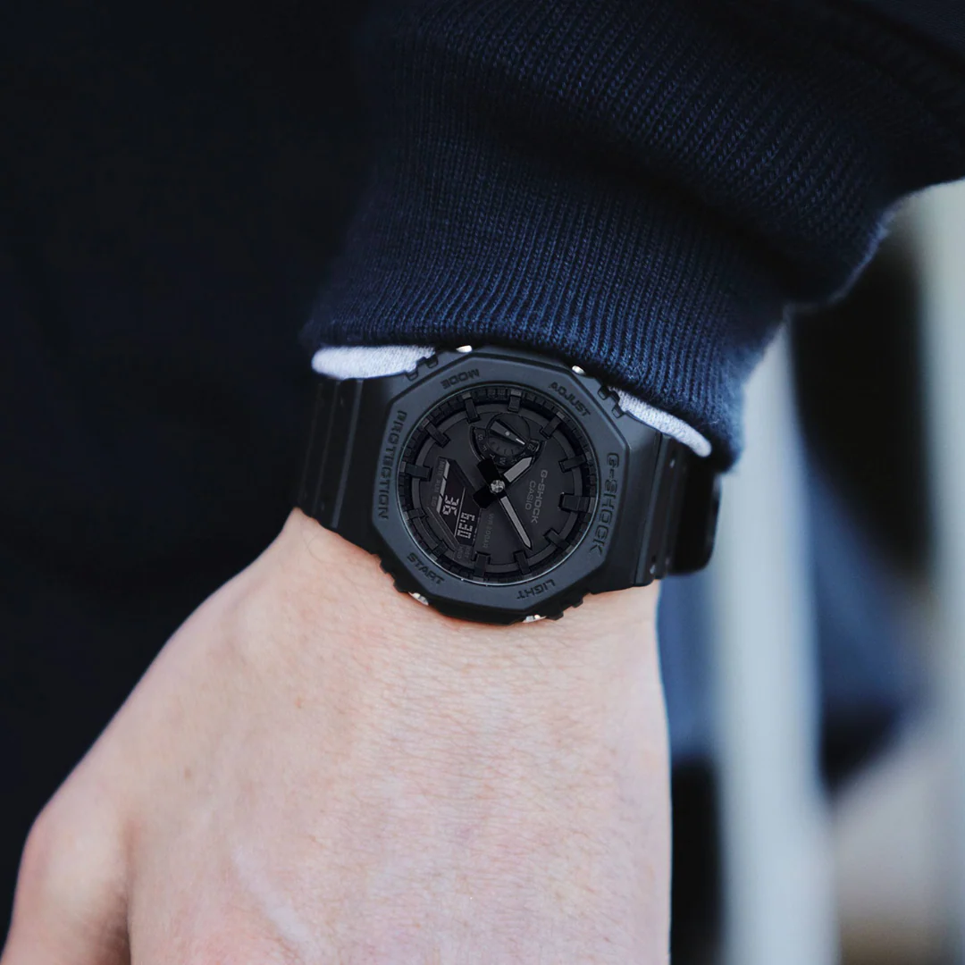 CASIO G-SHOCK GA-2100-1A1DR STANDARD ANALOG-DIGITAL BLACK WATCH - Image 9