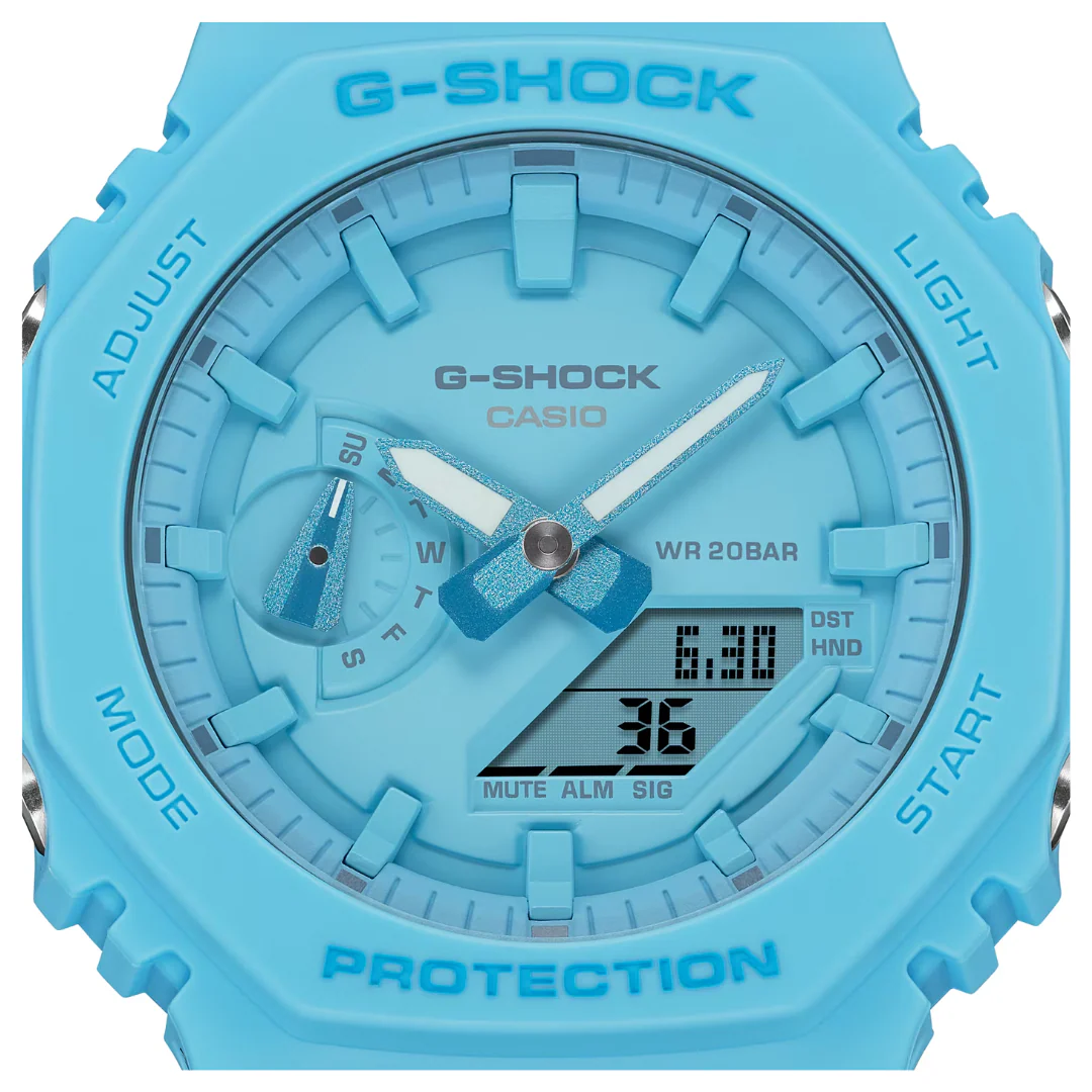 CASIO G-SHOCK GA-2100-2A2DR ANALOG-DIGITAL TURQUOISE WATCH - Image 4
