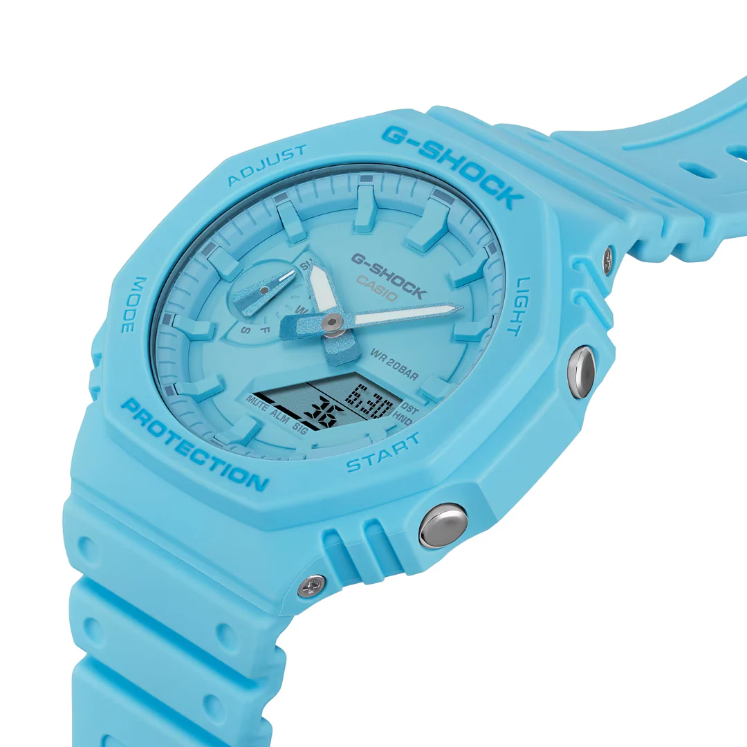 CASIO G-SHOCK GA-2100-2A2DR ANALOG-DIGITAL TURQUOISE WATCH - Image 6